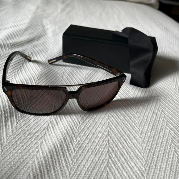 Christian Dior Homme "Black Tie" Tortoiseshell Sunglasses With Case & Lens Cloth - Picture 1 of 9